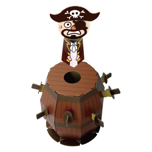 ダンボール おもちゃ 飛び出せ海賊くん