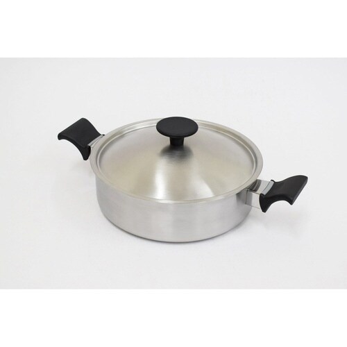 両手鍋 24cm IH対応 ステンレス製