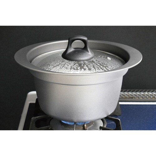 炊飯鍋 3合炊き ガス火専用 銀シャリ釜 日本製