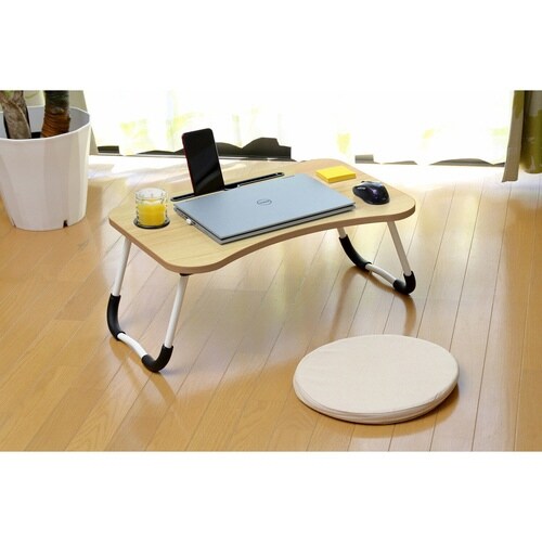 折りたたみテーブル 幅60cm ブラウン