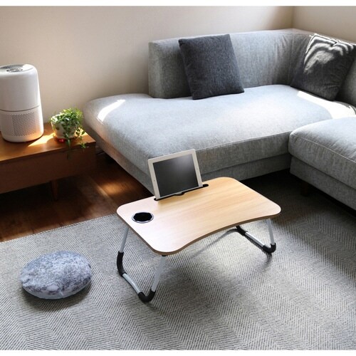 折りたたみテーブル 幅60cm ブラウン