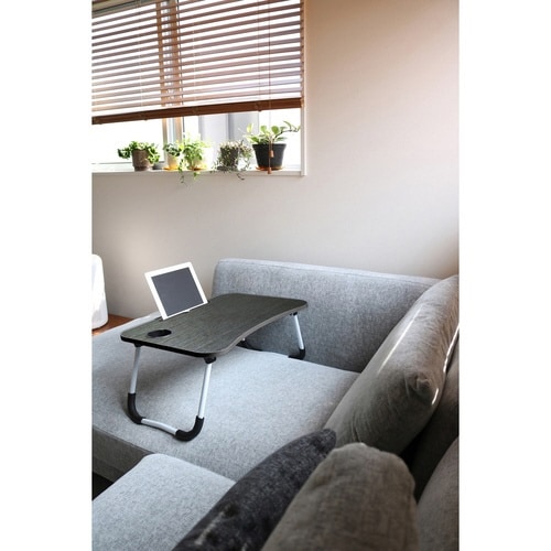 折りたたみテーブル 幅60cm ブラック