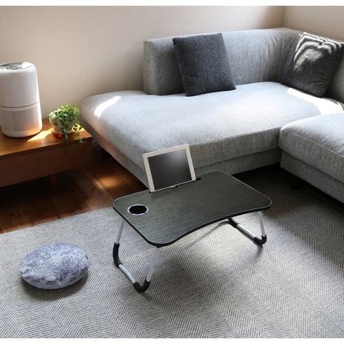 折りたたみテーブル 幅60cm ブラック