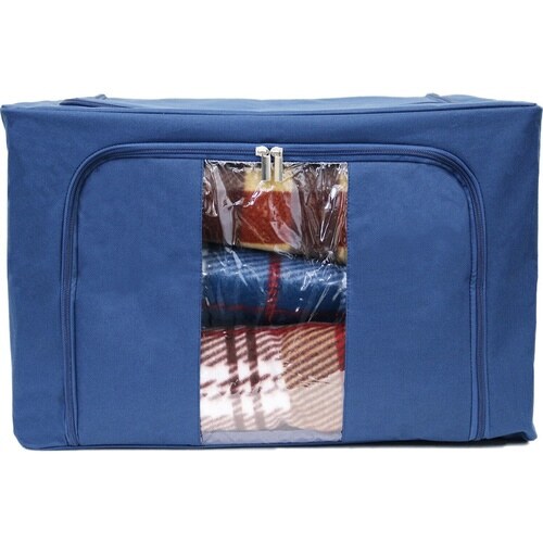 収納ボックス 窓付きマルチ収納ボックス ネイビー