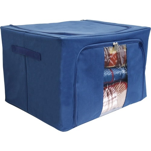 収納ボックス 窓付きマルチ収納ボックス ネイビー