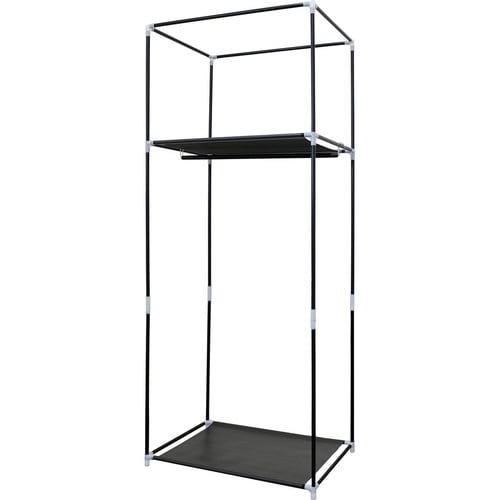 ハンガーラック シンプルハンガーラック カバー付き