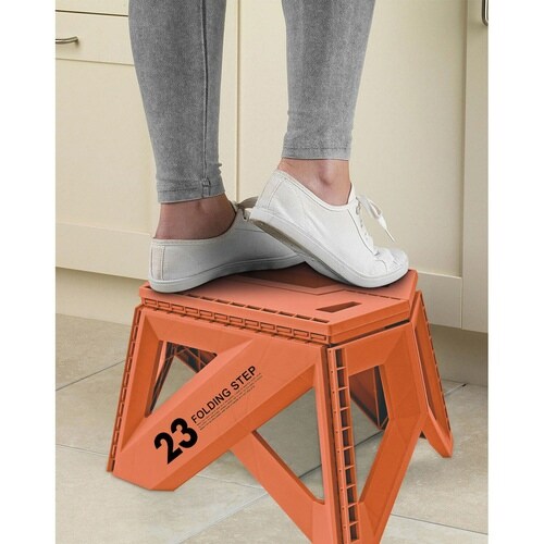 踏み台 セノビーソリッド LG 23cm オレンジ
