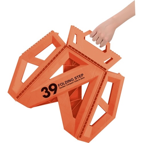 踏み台 セノビー ソリッド LG オレンジ