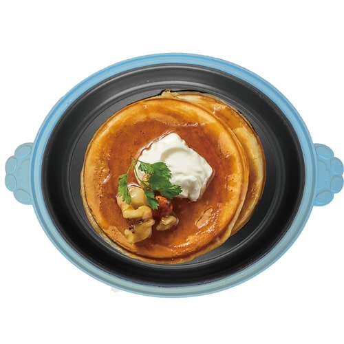 レンジパン 丸型 電子レンジ調理器 ブルーグリーン