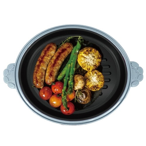 レンジパン 丸型 電子レンジ調理器 グレー