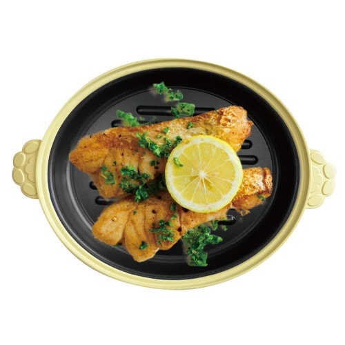 レンジパン 丸型 電子レンジ調理器 イエロー