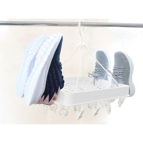 ピンチハンガー シューズも干せる角型ピンチハンガー