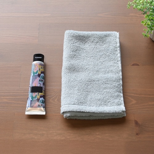 フェイスタオル higotoni ブルーグレー