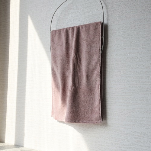 フェイスタオル higotoni スモークピンク