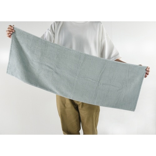 フェイスタオル higotoni ブルーグレー