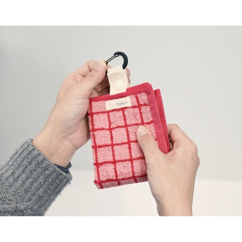 ハンドタオル Mikketa グラフ(ピンク)