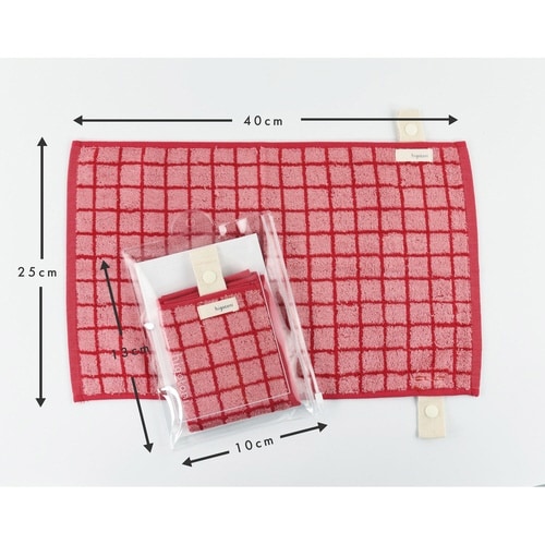 ハンドタオル Mikketa グラフ(ピンク)