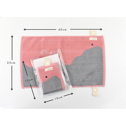 ハンドタオル Mikketa アース(ピンク)