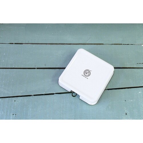 ホーロー蚊遣り ハンドル付き ホワイト