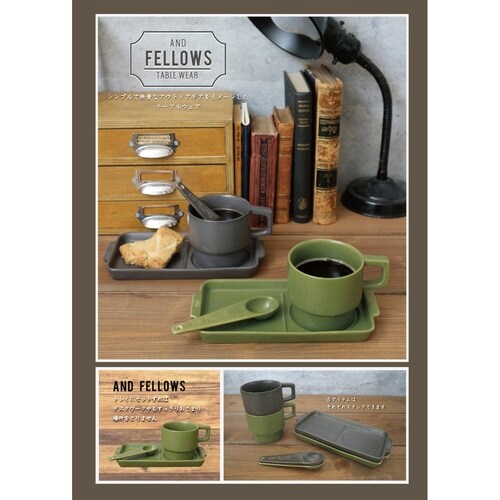 スプーン 12cm AND FELLOWS カーキ