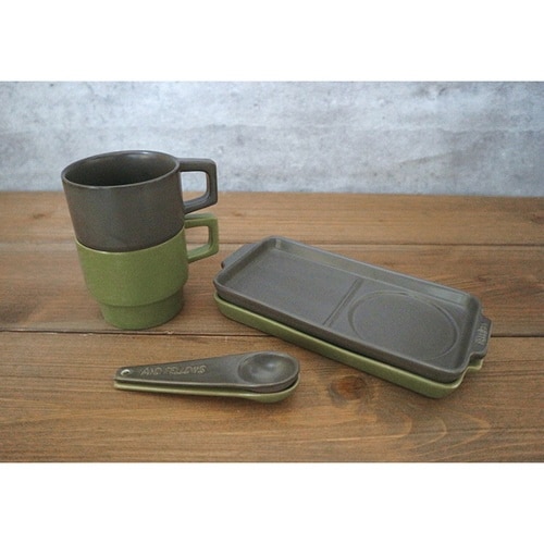 スプーン 12cm AND FELLOWS カーキ