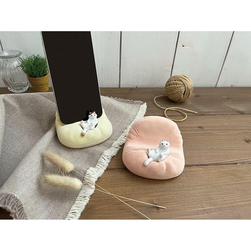 スマホスタンド ネコ ミケ