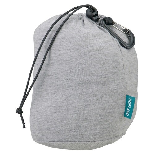 トラベルグッズ アイマスク&ピロー グレー