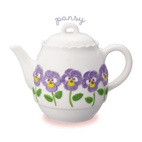 ティーポット 600ml パンジー