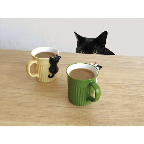 マグカップ 250ml にらめっこ猫マグ ミケネコ