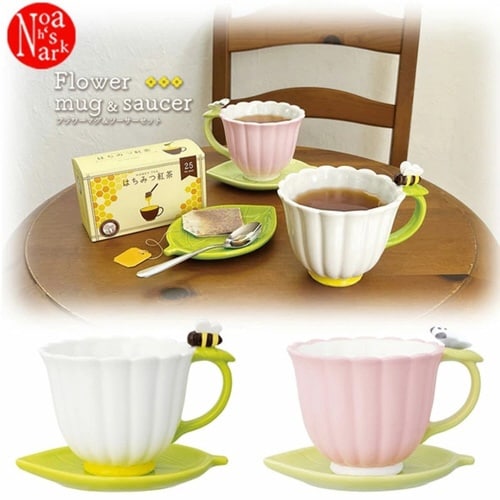 マグカップ&ソーサー 200ml ミツバチ