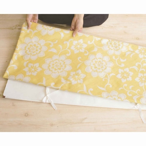 風呂敷 大判 145cm 着物包み 花唐草 からし