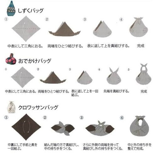 風呂敷 モダンガール 70cm 綿100% ドット