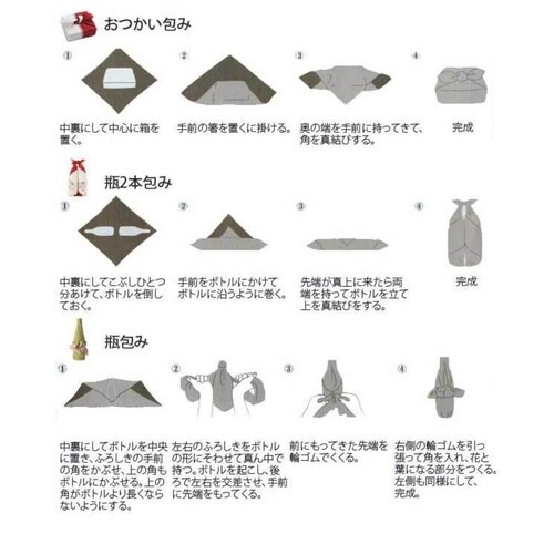 風呂敷 モダンガール 70cm 綿100% ドット