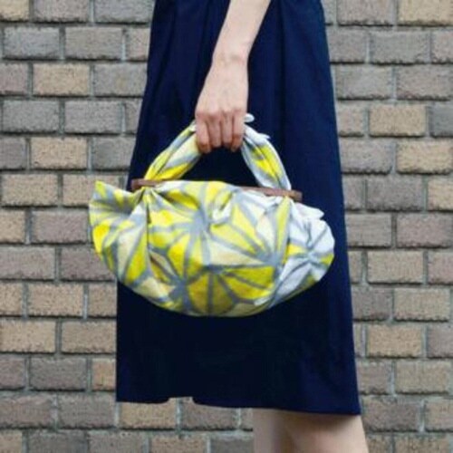 風呂敷 モダンガール 70cm 綿100% 麻の葉