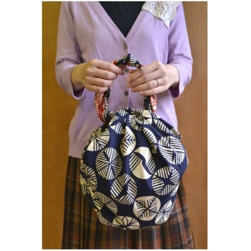 風呂敷 100cm 伊砂文様 松 テツ 紺×赤