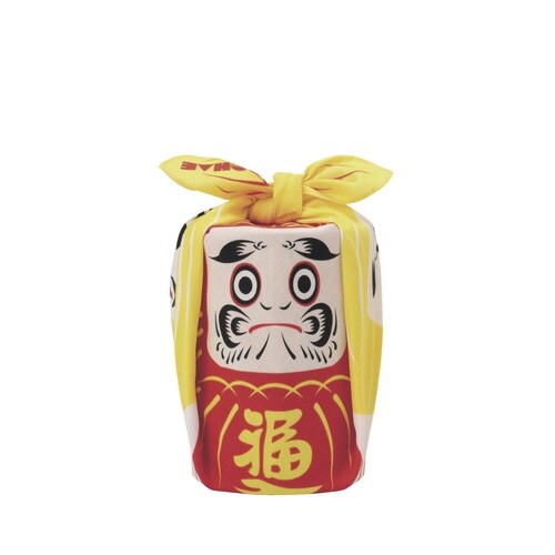 風呂敷 中巾 チーフ だるま アカ 48cm