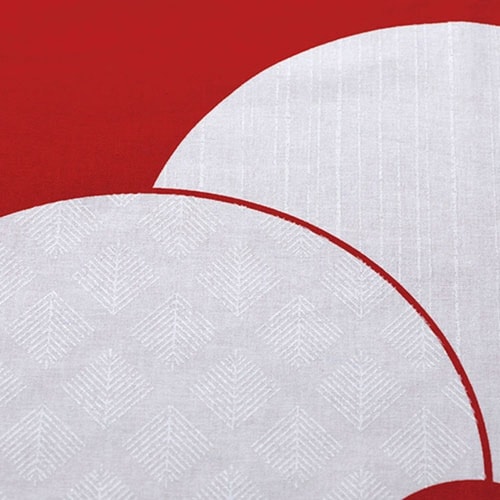 風呂敷 エコバッグ 70cm 中判 二巾 赤