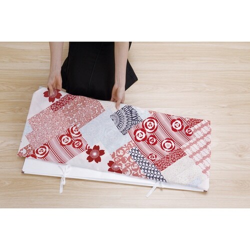 風呂敷 大判 145cm 着物包み 花づくし アカ