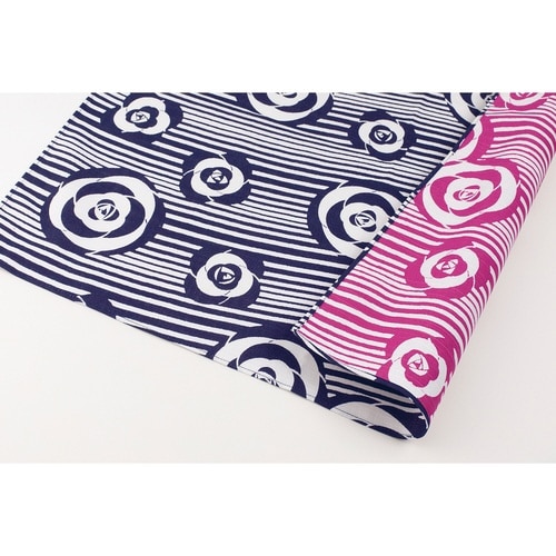 風呂敷 エコバッグ コン×ローズピンク