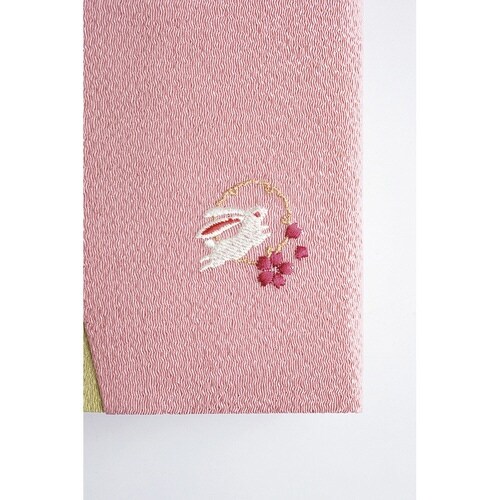 ふくさ 刺繍 金封ふくさ むす美 うさぎピンク