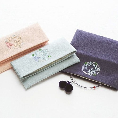 念珠入れ 光悦ちりめん むす美 日本製 ピンク