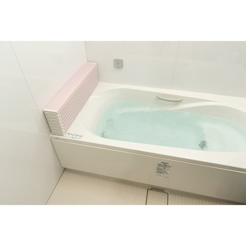 風呂ふた 折りたたみ 抗菌 防カビ パールピンク