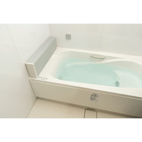 風呂ふた 折りたたみ 抗菌 メタリックシルバー