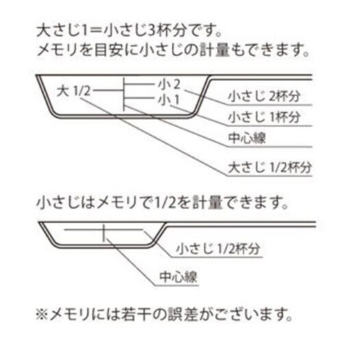計量スプーン 2本組 食洗機対応 日本製