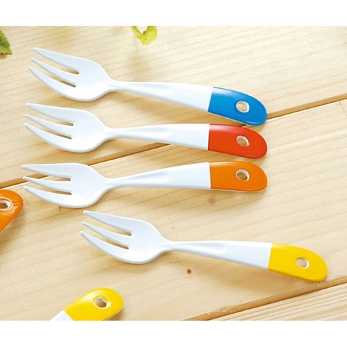 フォーク 11cm クルール レッド