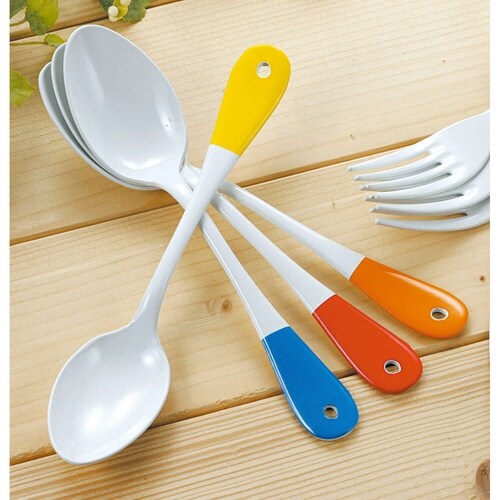 スプーン 19cm クルール オレンジ