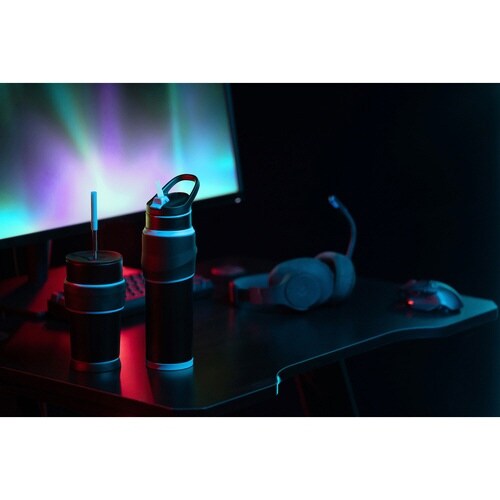 ストロータンブラー 550ml ブラックブルー