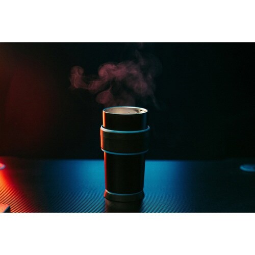 ストロータンブラー 550ml ブラックブルー