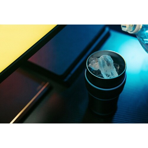 ストロータンブラー 550ml ブラックブルー