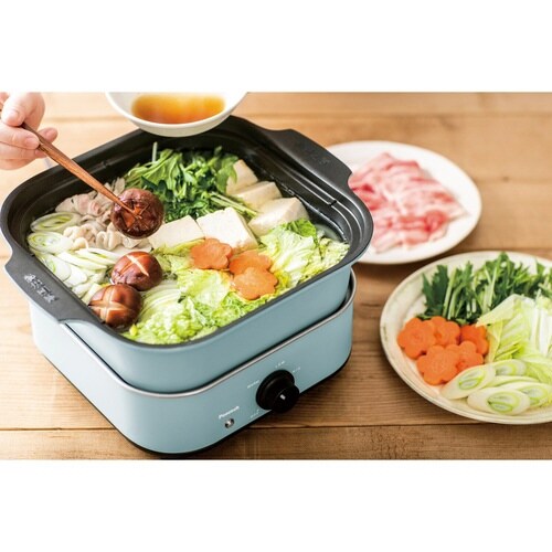 コンパクトグリル鍋 電気鍋 ピーコック